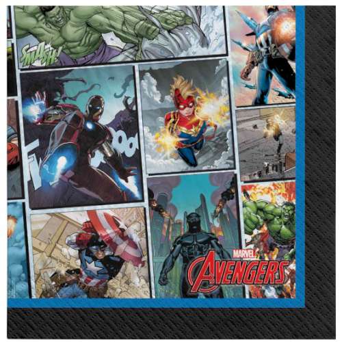Avengers Powers Unite Beverage Napkins - Click Image to Close
